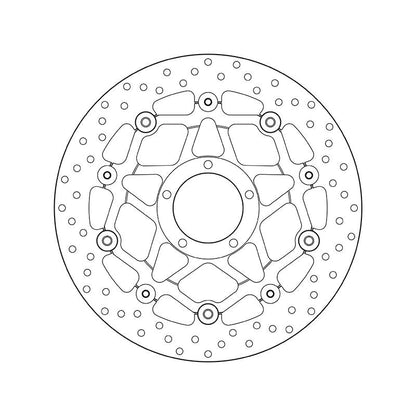 Brembo Serie Oro Floating Front Brake Disc for Ducati Streetfighter 848/S