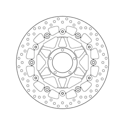 Brembo Serie Oro Floating Front Brake Disc for most Ducati Models