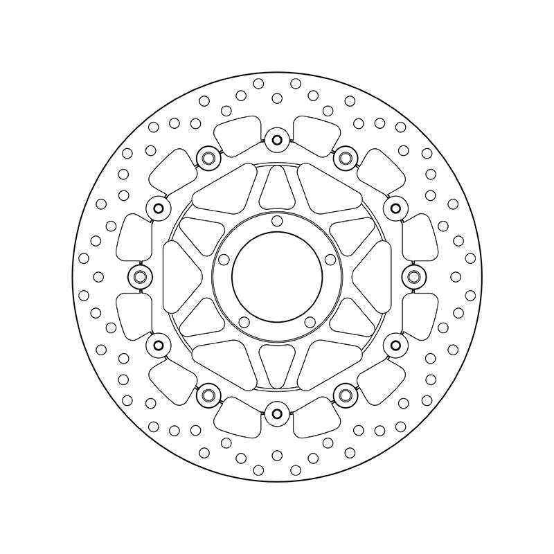 Brembo Serie Oro Floating Front Brake Disc for most Ducati Models