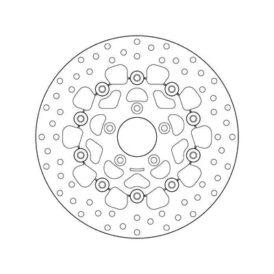 Brembo Serie Oro Floating Front Brake Disc for Harley-Davidson Models