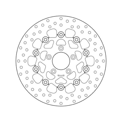 Brembo Serie Oro Floating Front Brake Disc for Harley-Davidson Models
