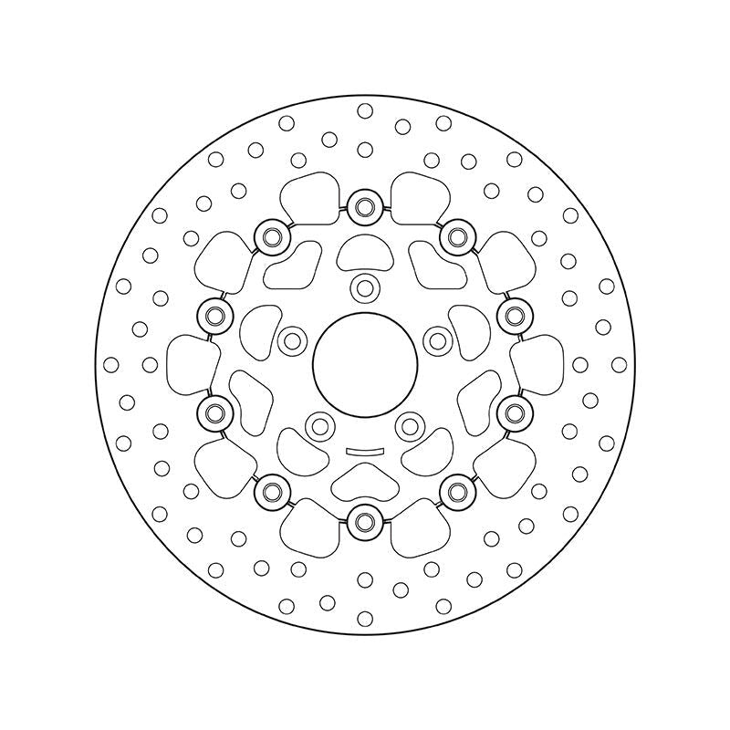 Brembo Serie Oro Floating Front Brake Disc for Harley-Davidson Models