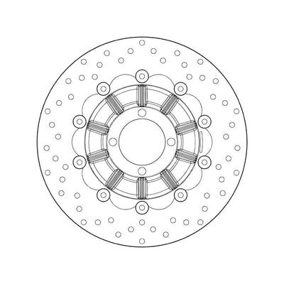 Brembo Serie Oro Floating Front Brake Disc for BMW R 650 RT/R 80/R/RT/R 1000 GS/PD Brembo