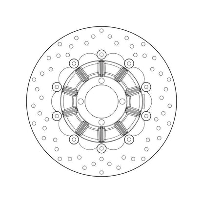 Brembo Serie Oro Floating Front Brake Disc for BMW R 650 RT/R 80/R/RT/R 1000 GS/PD Brembo