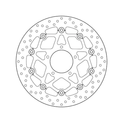 Brembo Serie Oro Floating Front Brake Disc for MV Agusta 675 Brutale/F3/800 Brutale/Rivale/Turismo Veloce/Lusso