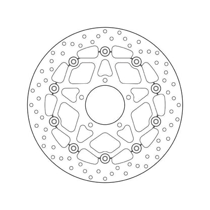 Brembo Serie Oro Floating Front Brake Disc for MV Agusta 675 Brutale/F3/800 Brutale/Rivale/Turismo Veloce/Lusso