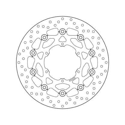 Brembo Serie Oro Floating Front Brake Disc for BMW F 700 GS/F 800 GS/Adventure