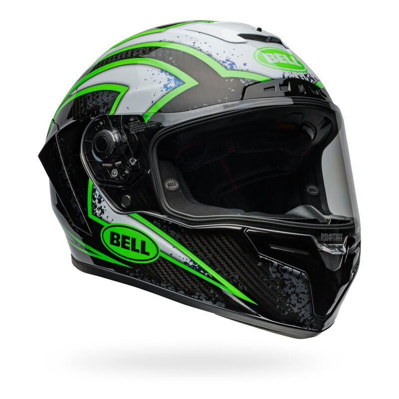 BELL RACESTAR DLX XENON BLACK/KRY  HELMET