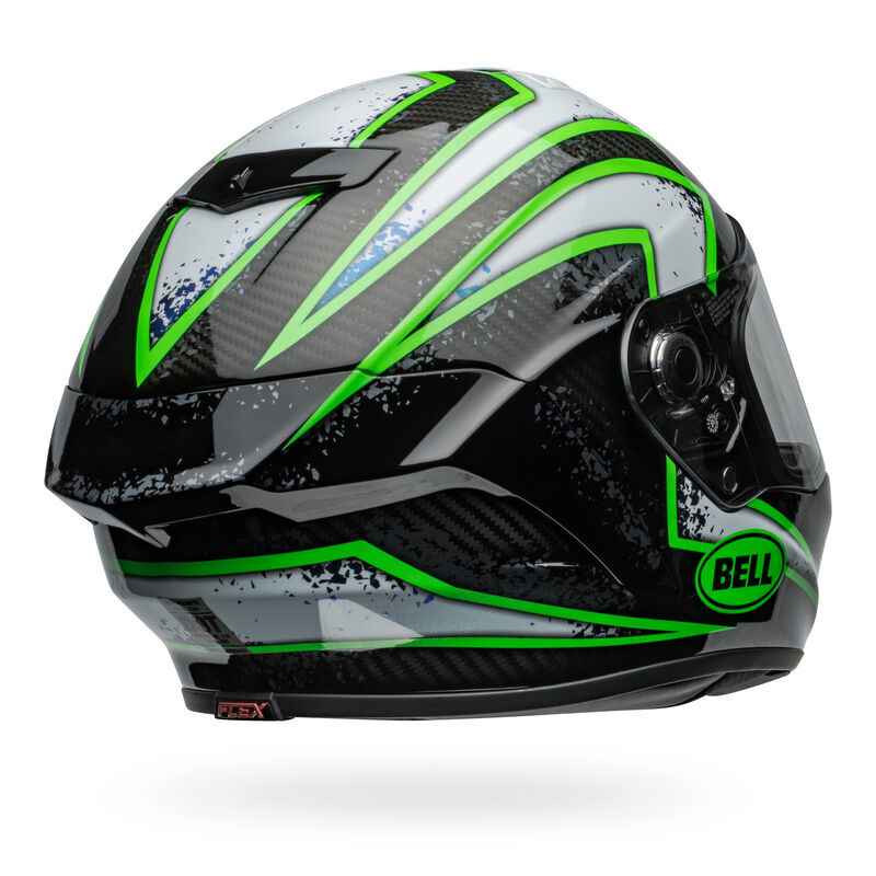 BELL RACESTAR DLX XENON BLACK/KRY  HELMET