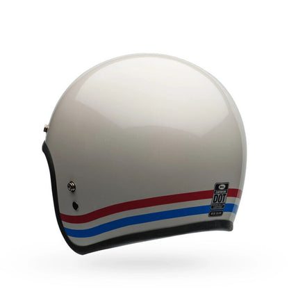 BELL CUSTOM 500 STRIPES PRL WHITE  HELMET