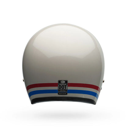 BELL CUSTOM 500 STRIPES PRL WHITE  HELMET