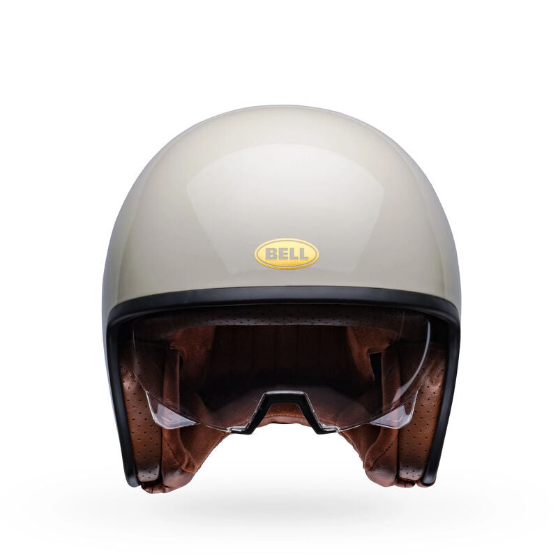 BELL TX501 VINT WHITE  HELMET