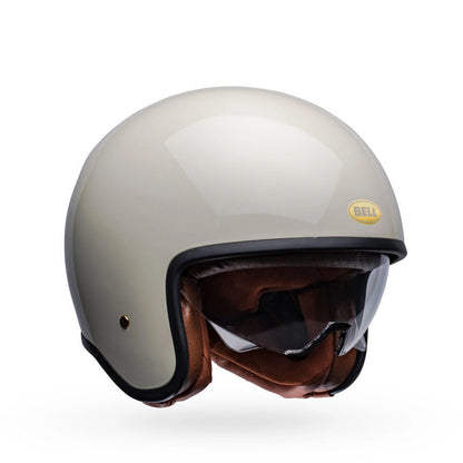 BELL TX501 VINT WHITE  HELMET