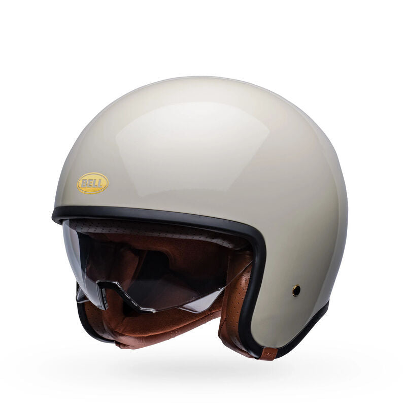 BELL TX501 VINT WHITE  HELMET