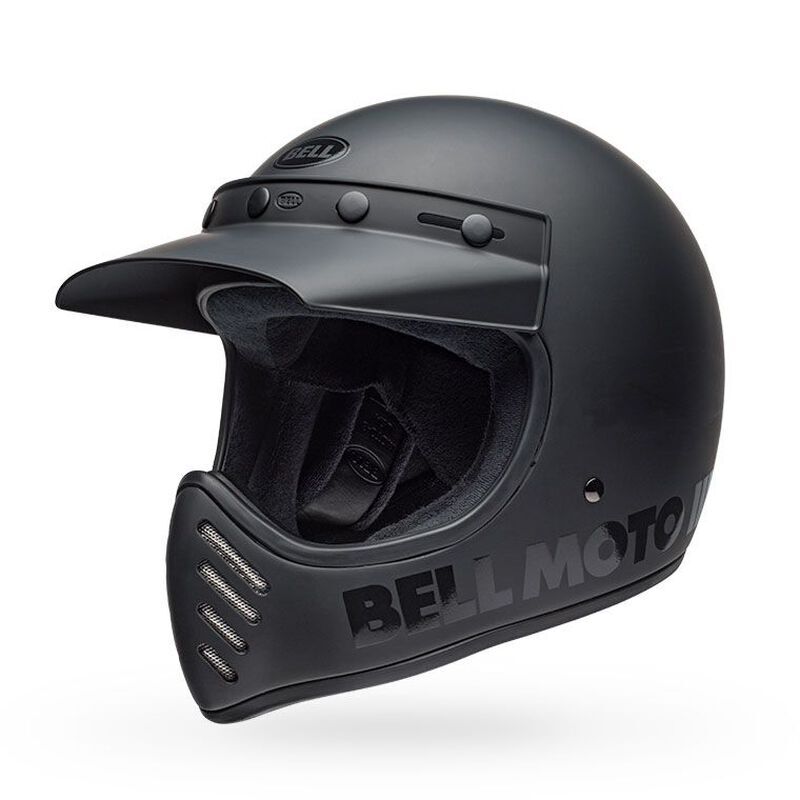 BELL MOTO-3 CLASSIC M/G BLACK  HELMET