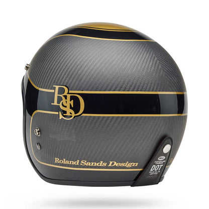 BELL CUSTOM500 CARBON RSDPLR M/G BLACK/GOLD  HELMET