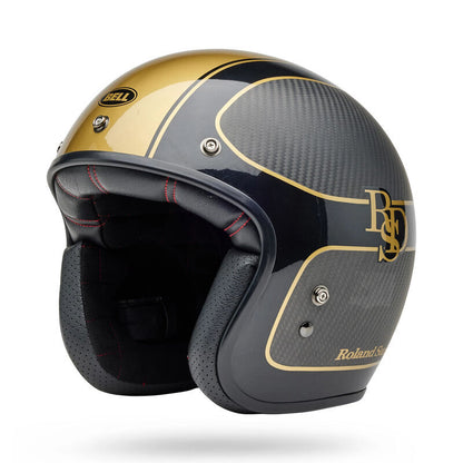 BELL CUSTOM500 CARBON RSDPLR M/G BLACK/GOLD  HELMET