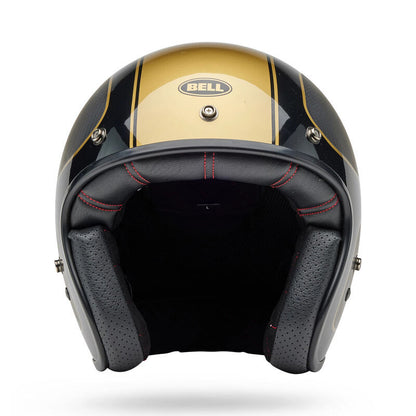 BELL CUSTOM500 CARBON RSDPLR M/G BLACK/GOLD  HELMET