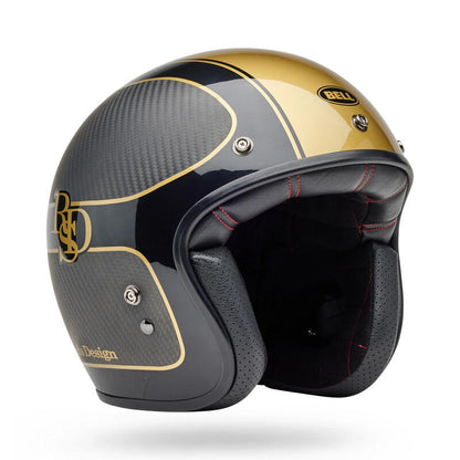 BELL CUSTOM500 CARBON RSDPLR M/G BLACK/GOLD  HELMET