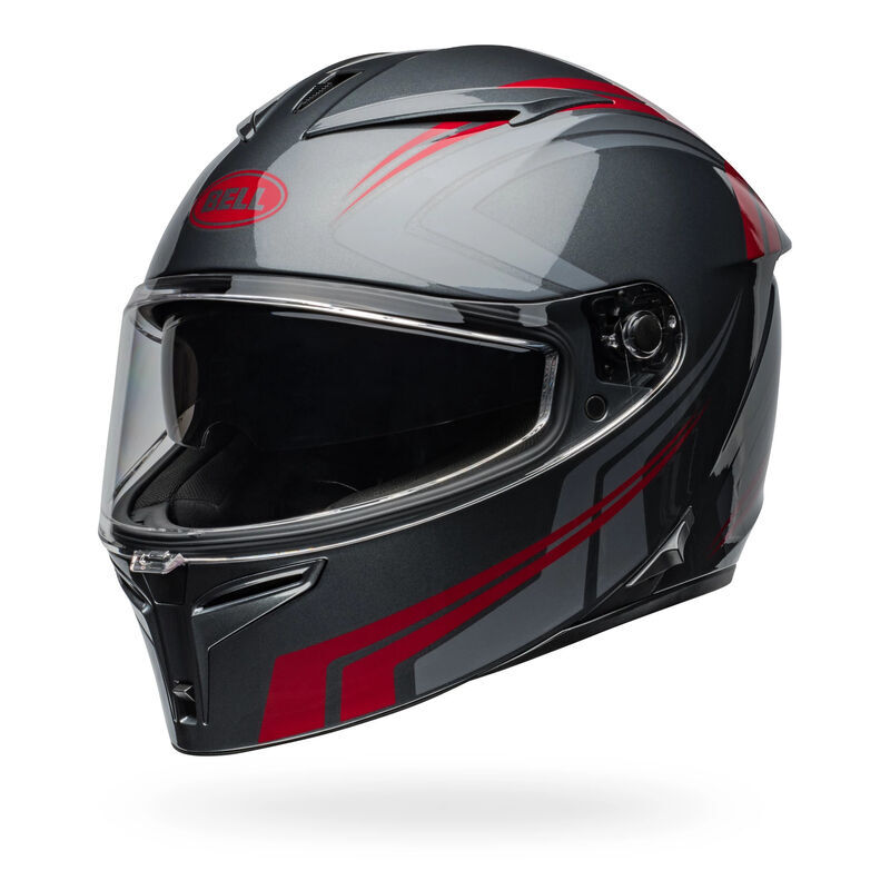 BELL LITHIUM JETSTREAM GREY/RED  HELMET