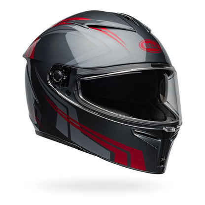 BELL LITHIUM JETSTREAM GREY/RED  HELMET