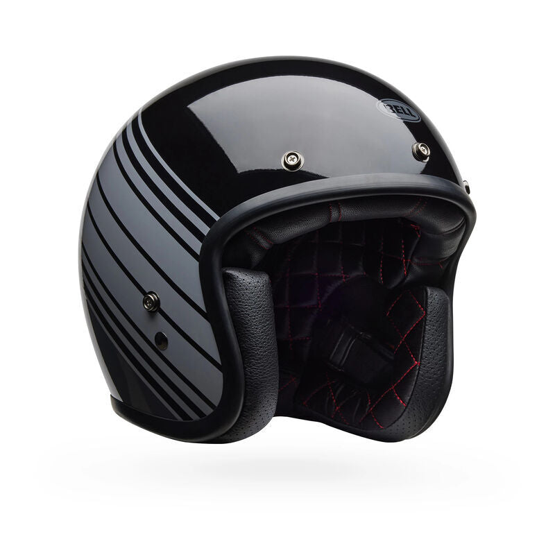 BELL CUSTOM 500 EDGE MET BLACK/GREY  HELMET