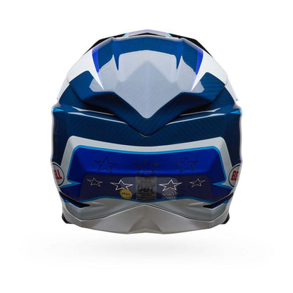 BELL MOTO-10 SPHR TOMAC 25 BLUE/WHITE  HELMET