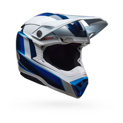 BELL MOTO-10 SPHR TOMAC 25 BLUE/WHITE  HELMET