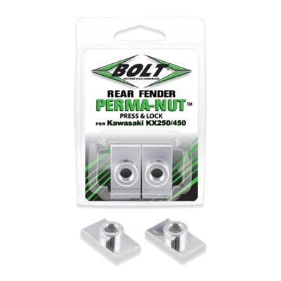 Bolt Rear Fender Perma Nuts - Fits Kawasaki KX250/450