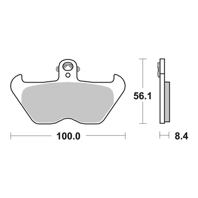Brembo Prime Brake Pad Sinter Front 07BB24SA