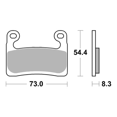 Brembo Prime Brake Pad Sinter Front 07GR90SA