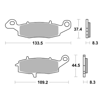Brembo Prime Brake Pad Sinter Front 07KA18SA