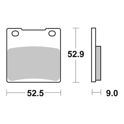 Brembo Prime Brake Pad Sinter Rear 07KS05SP