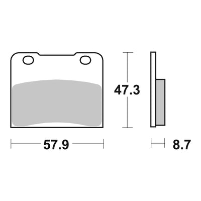 Brembo Prime Brake Pad Carbon Ceramic Front 07SU0707