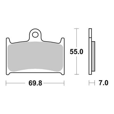 Brembo Prime Brake Pad Sinter Front 07SU22SA