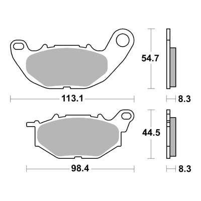 Brembo Prime Brake Pad Sinter Front 07YA52SA