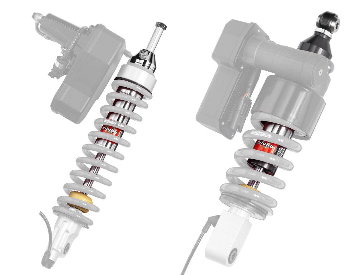 Bitubo VKE01 - Front & Rear Mono Shock Kit - Red Spring [Adjustable: Preload, Rebound]