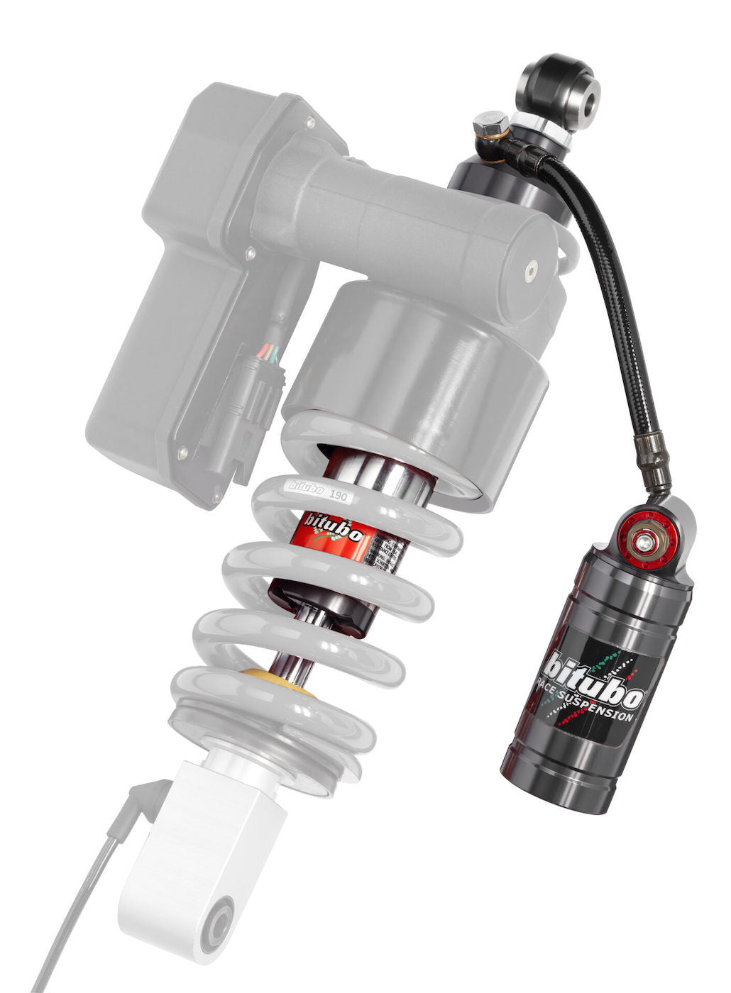Bitubo VXU90 - Rear Mono Shock - No Spring [Adjustable: Preload, Rebound, High & Low Compression]