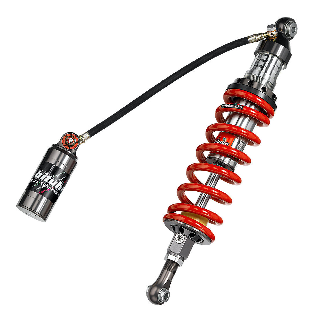 Bitubo CYU11 - Rear Mono Shock - Red Spring [Adjustable: Preload, Rebound, High & Low Compression, Length]