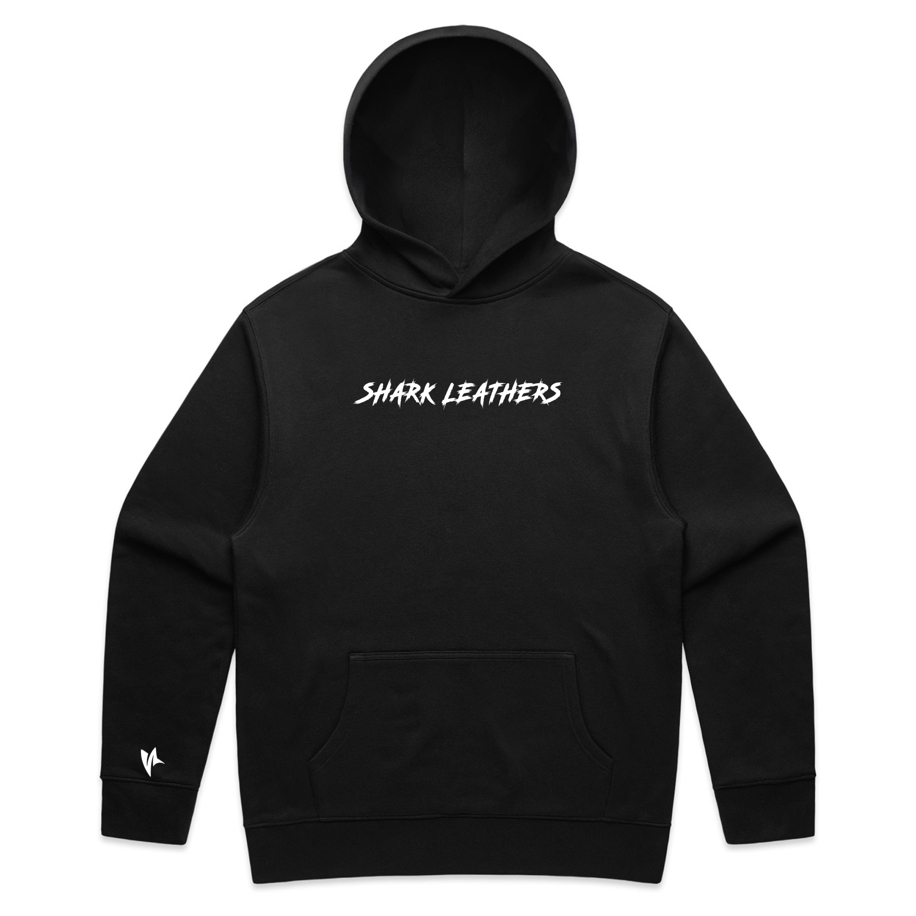 Shark Base Hoodie - Black/White