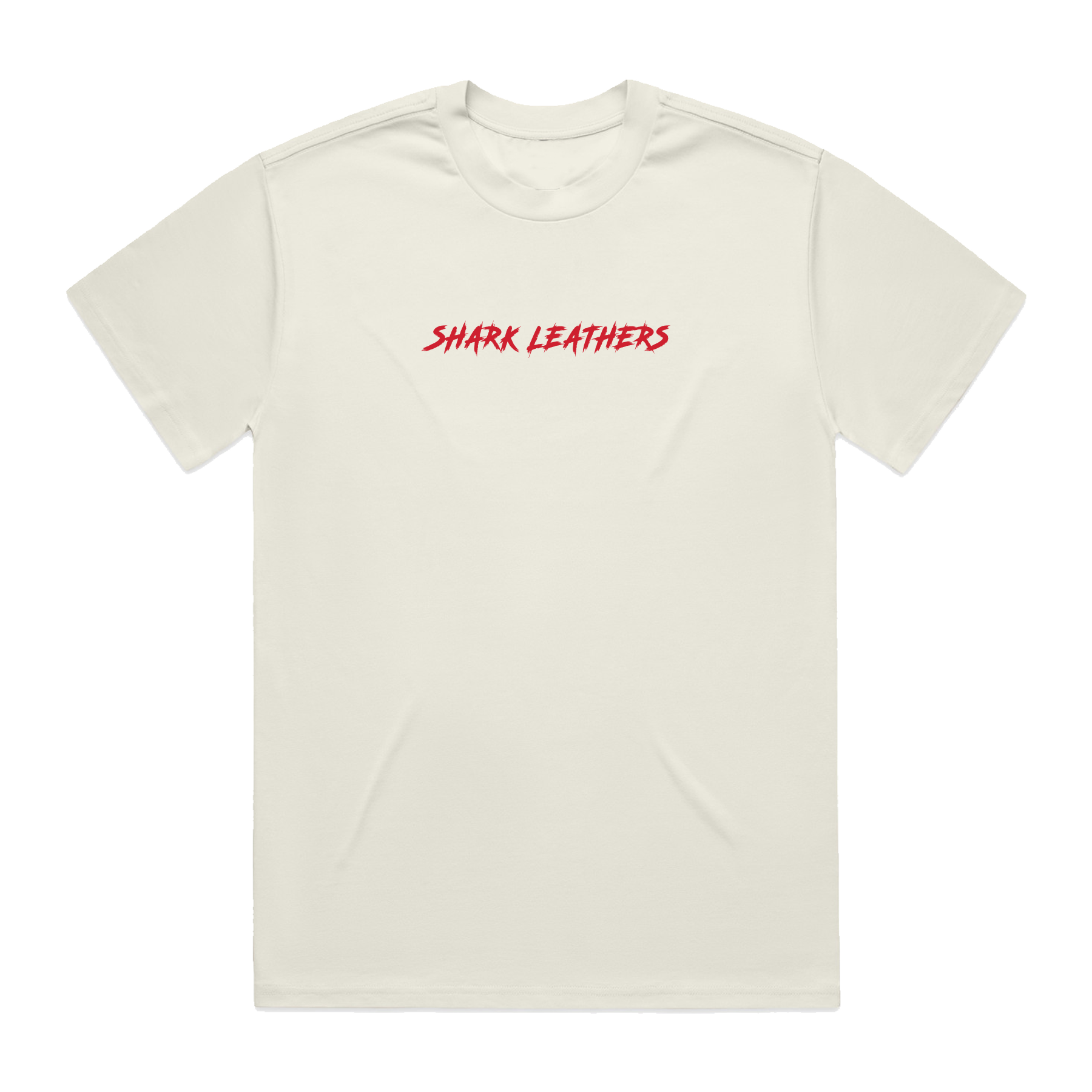 Shark Base Tee - Bone/Red