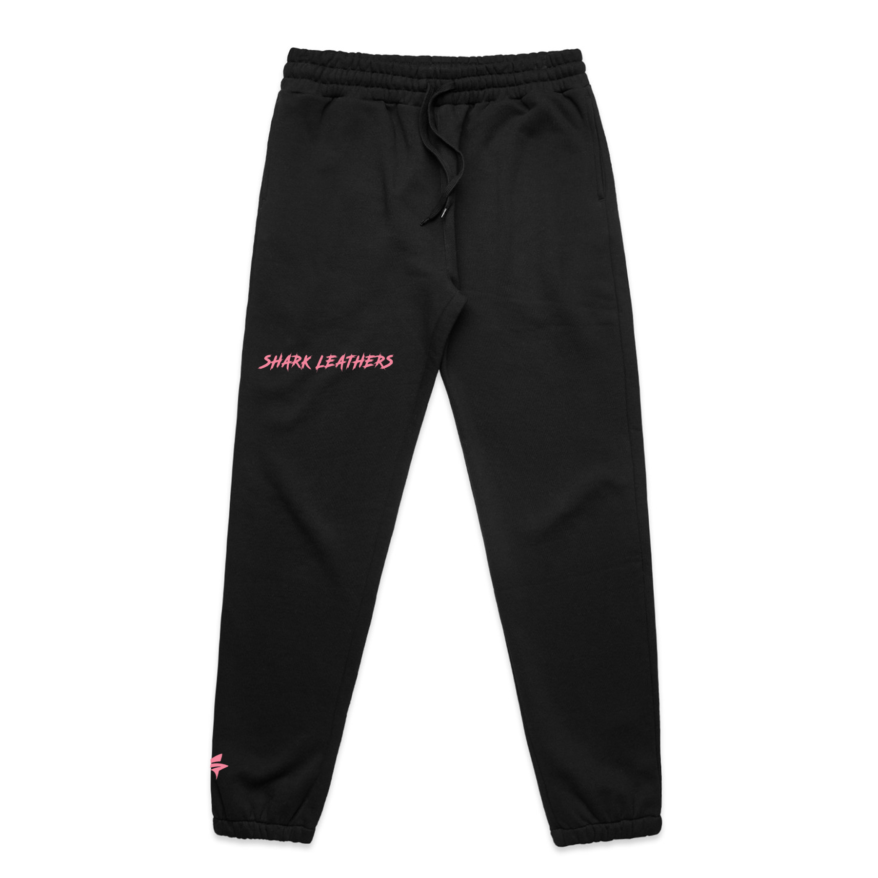 Shark Base Trackies - Black/Pink