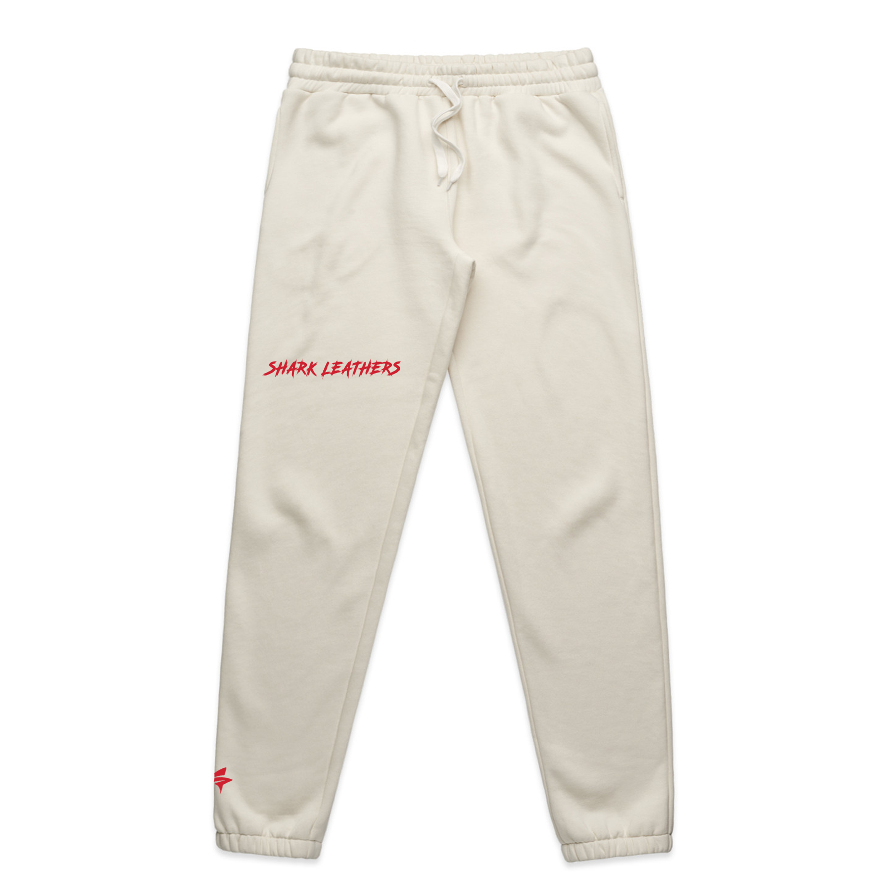 Shark Base Trackies - Bone/Red