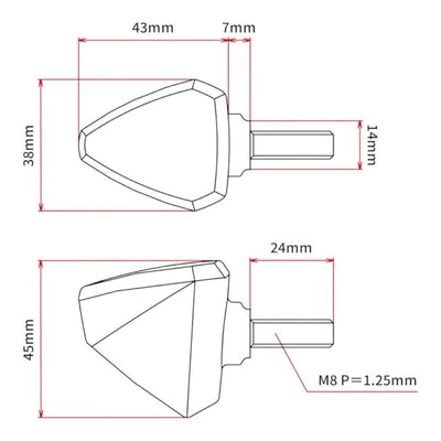 DRC 601 LED Flasher 12V - Orange (2 Pack)