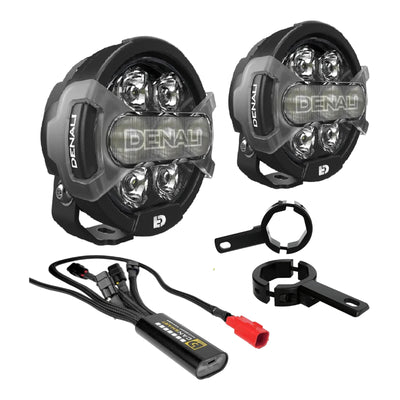 Denali D7 Lighting Bundle with Mounts - Ducati Rally X / V4