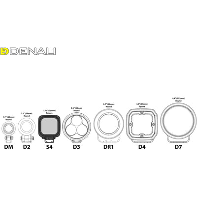 Denali S4 Led Light Pod - DataDim™ Technology - Single