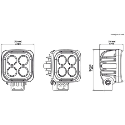 Denali S4 Led Light Pod - DataDim™ Technology - Single