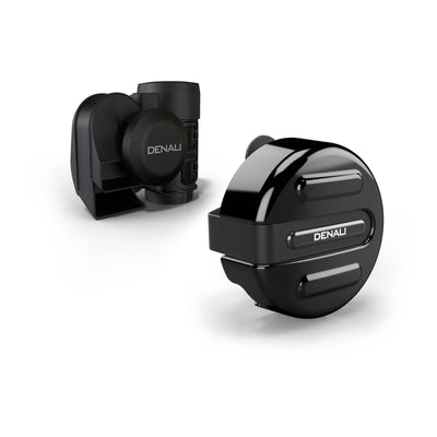 Denali SoundBomb V-Twin Dual-Tone Air Horn with Cover - Black