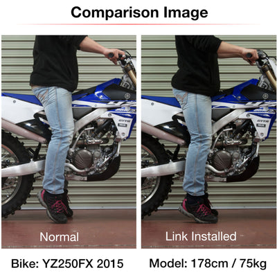 Zeta RSL Low Down Link -27mm - Husqvarna TE / FE ('24-) - Honda Blue
