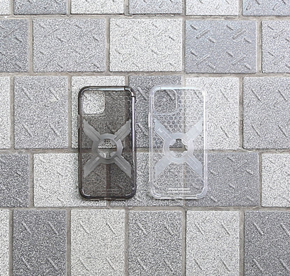 CUBE iPhone 11  X-Guard Case Clear Grey + Infinity Mount